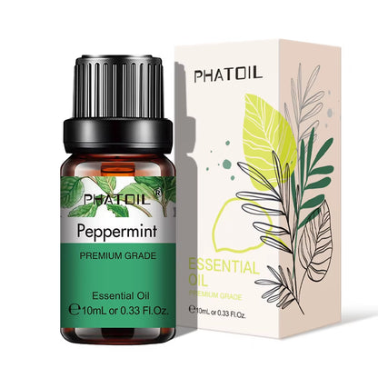 Natural Plant Essential Oil 10Ml Eucalyptus Lavender Bergamot Vanilla Peppermint 1PCS Aroma Essential Oils for Diffuser